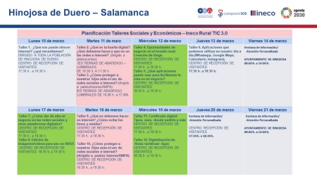 Propuesta de programación talleres Hinojosa de Duero-Salamanca Edición 3.0. V2. pptx